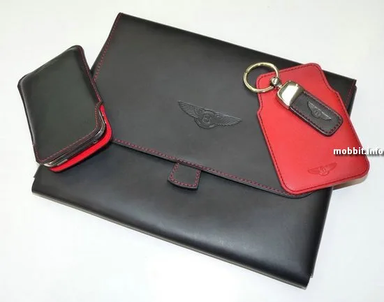 Эксклюзивные кожаные чехлы для телефонов и iPad'а от Bentley