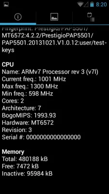 Prestigio MultiPhone 5501