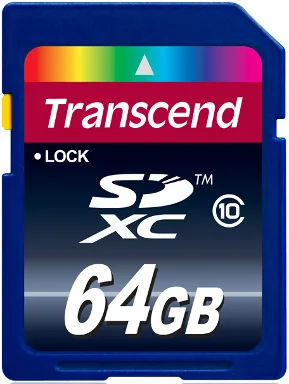 Transcend Ultimate
SDXC Class 10
