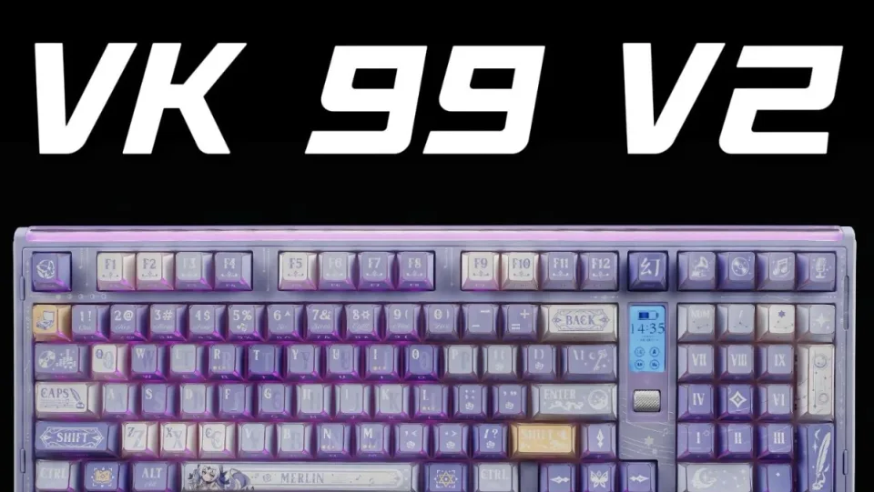 Клавіатура Valkyrie VK 99 V2 отримала опитування 8 кГц і акумулятор від 10 000 мА·год