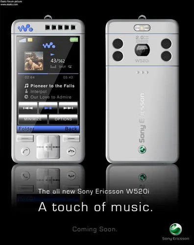 Sony Ericsson W520i: Sony Ericsson W520i: