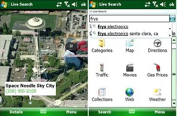 Windows Live Search Mobile Windows Live Search Mobile