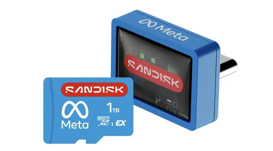SanDisk готує карти microSD Express і USB-C-накопичувачі для гарнітур Meta