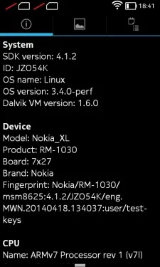 Nokia XL dual SIM