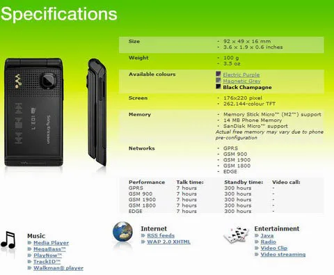 Sony Ericsson W380i