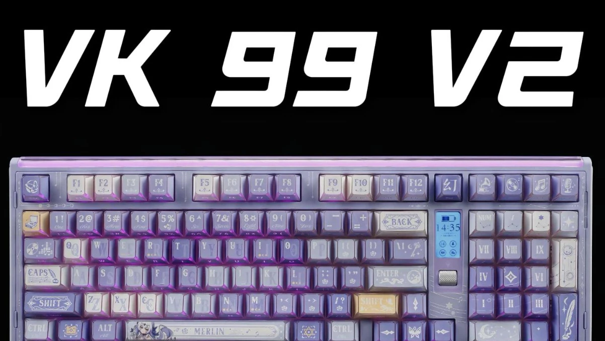 Клавиатура Valkyrie VK 99 V2 получила опрос 8 кГц и батарею от 10 000 мА·ч